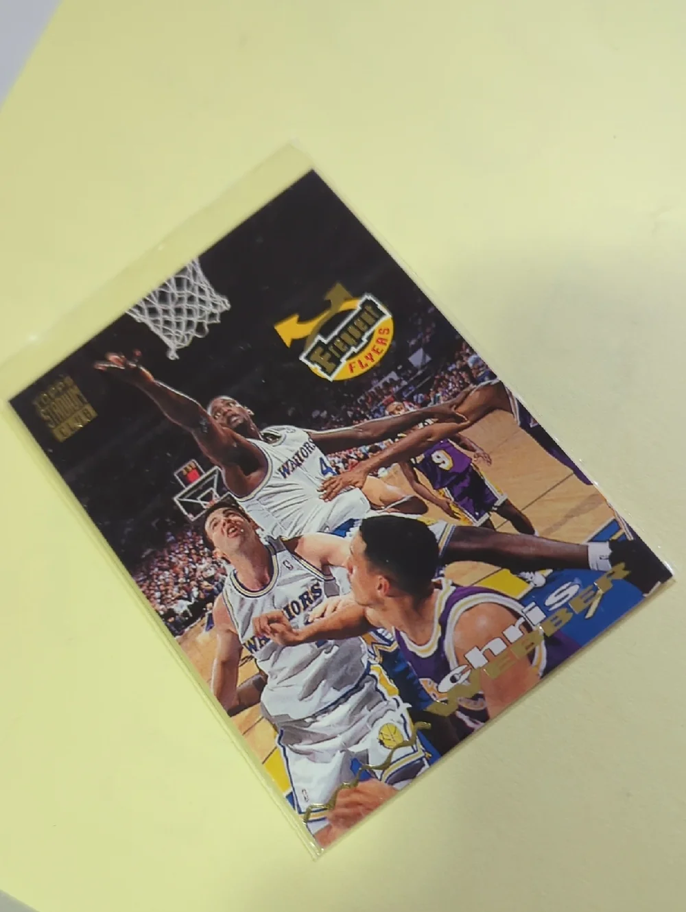 ๐1994 Topps Stadium Club - CHRIS WEBBER Frequent Flyers RC #352 Near Mint - Picture 3 of 8